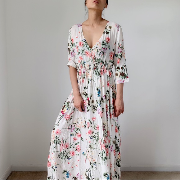SUMMER WILD FLOWER Surplice Maxi Dress - Picture 6 of 7